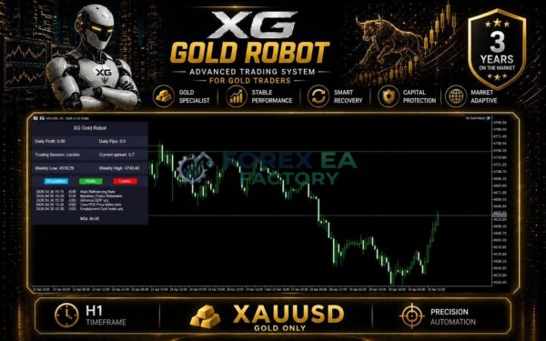 XG Gold Robot backtest results 3